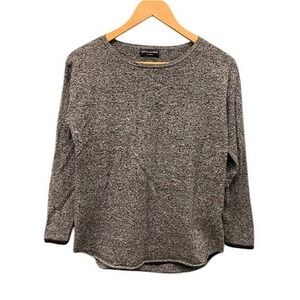 Sutton Studio Cashmere Sweater Women's Small Brown Soft Knit Casual Crew Neck